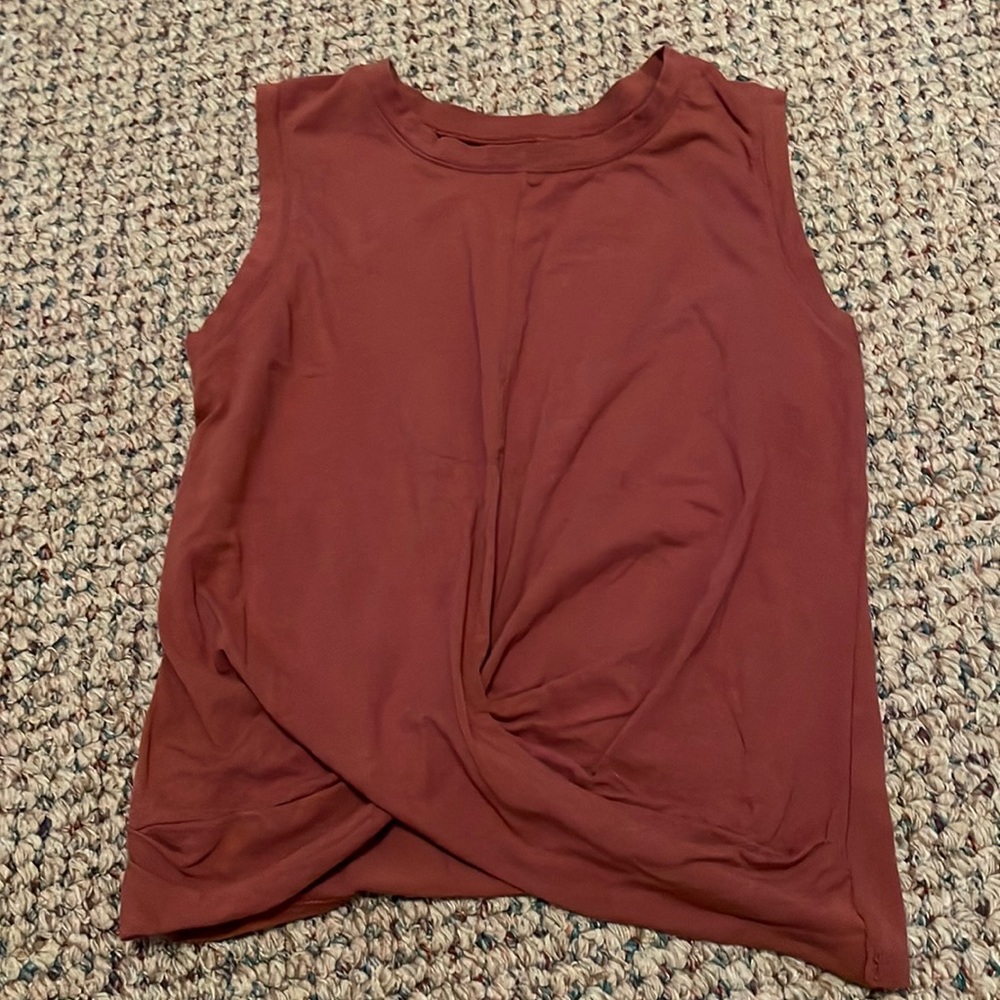 mauve tank top